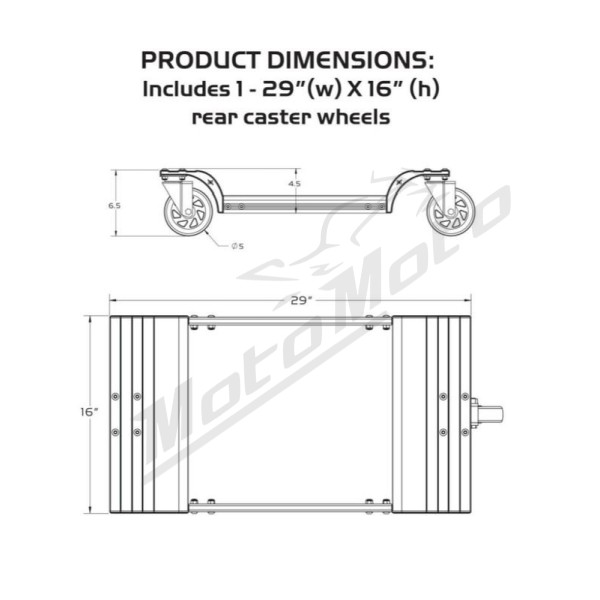 Caliber TraxWheels 2.0 wheel caster