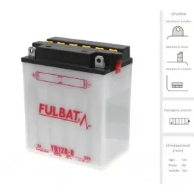 FULBAT Battery 12 Ah 155 12V YB12A-B (FB12A-B)