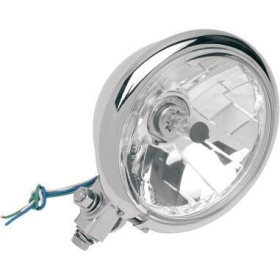 DRAG SPECIALTIES UNiversal (5-3/4") Diamond-Style Bottom-Mount Headlight Assembly 146 mm