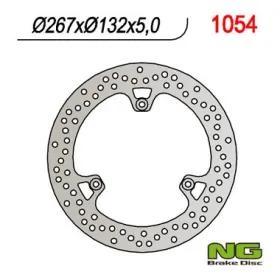 NG BRAKES Fixed Rear Brake Disc 267mm Yamaha Grand / Majesty / YP 250-400cc 04-13