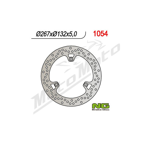 NG BRAKES Fixed Rear Brake Disc 267mm Yamaha Grand / Majesty / YP 250-400cc 04-13