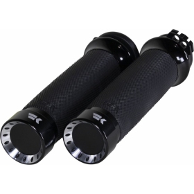 KHROME WERKS Turbine Grips 25,4mm Harley Davidson FLD / FLS / FLSTC / FLSTN / FXD / FXS / FXSTC / XG / XL 883-1690 82-24