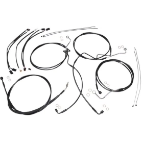 MAGNUM SHIELDING XR Trosų / lynų / elektros laidų prailginimo kompl. juodas 30.5/35.5cm Harley Davidson FLHR / FLHRC / FLHRXS 1750/1868 17-20