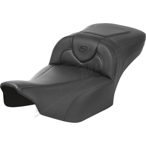 SADDLEMEN Roadsofa Extended Carbo Fiber Seat Harley Davidson FLHX / FLHXSE / FLTRXSE / FLTRX 1868-1977 23-25