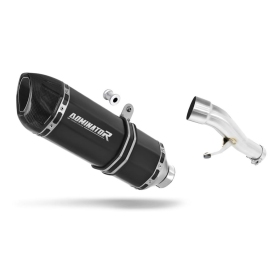 Honda CB 500 1993-2003 Exhaust Silencer Muffler HP1 BLACK + dB killer