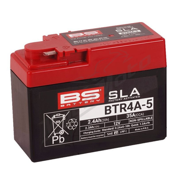 BS BATTERY Maintenance-Free Battery BTR4A-5 12V 2.3Ah