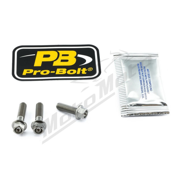 PRO BOLT Titanium Brake & Clutch Lever  Pinch Bolt Kit Aprilia / Suzuki / Yamaha 125-1000cc 00-25