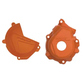 Polisport alternator cover (lid) cover and clutch cover and water pump cover kit KTM / Husqvarna 250-350 16-22
