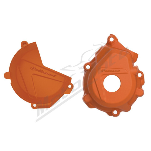 Polisport alternator cover (lid) cover and clutch cover and water pump cover kit KTM / Husqvarna 250-350 16-22