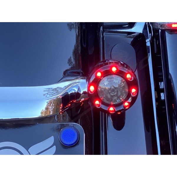 CUSTOM DYNAMICS ProBEAM® Galiniai posūkiai Harley Davidson FLD / FLFB / FLFBS 883-1977cc 95-25