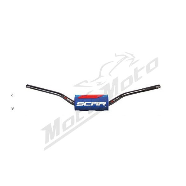 Scar Racing Handlebar Ø28,6mm Black/Blue