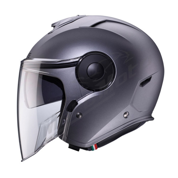 Open Jet Helmet Caberg Soho Matte Gray