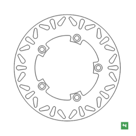 Newfren rear brake disc Suzuki GSF / GSR / GSX-F / GSX-FA / SFV / SV 600-1250cc 05-16