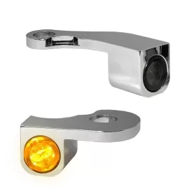 HEINZ BIKES Nano posūkiai ant vairo chromuoti Harley Davidson FLS / FLSS / FLSTN / FXST / FXSB 1690/1800 15-17