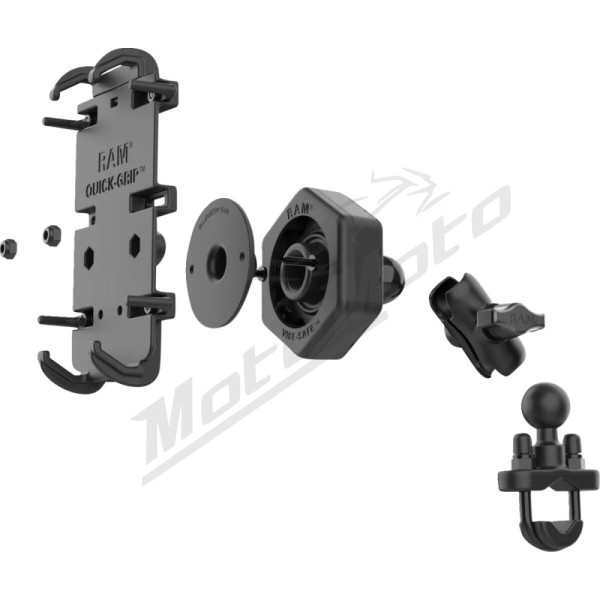 RAM MOUNTS Quick Grip™ Phone Mount with U-Bolt Base