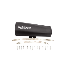 AKRAPOVIC Muffler Sleeve Kit Stainlees Steel Gilera / Piaggio 400-500 07-16