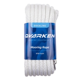 Qvarken Mooring Rope Dockline with hook White