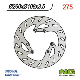 NG BRAKES Front Fixed Brake Disc 260mm Motorhispania / Peugeot 50-125cc 02-13