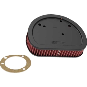 K&N High-Flow Air Filter Harley Davidson FLS / FLSTN / FXDB / FXS / FLSTSB 1584/1690 08-17