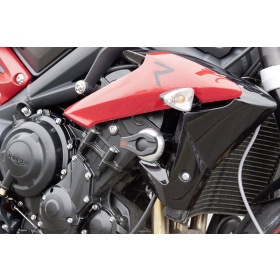 LSL apsaugų nuo smūgių montavimo rinkinys aliuminio spalvos TRIUMPH STREET TRIPLE 675cc 2013-2017
