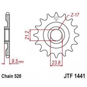 Front sprocket JTF1441