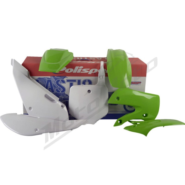 POLISPORT Complete Body Kit White/Black Kawasaki KX 65 00-24