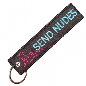 Keychain "SEND NUDE"