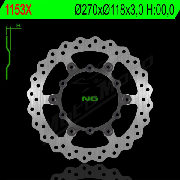 NG Front Brake Disc Fantic / Yamaha 125-450cc 16-26