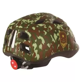 POLISPORT Helmet Junior Army with Led Light 