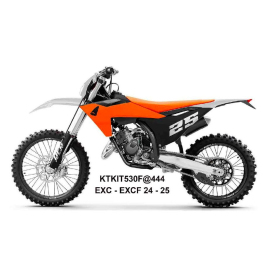 Polisport Plastic Kit White / Orange / Black KTM EXC / EXC-F 150-500cc 24-25