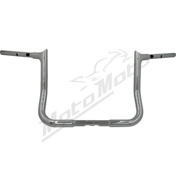 FAT BAGGERS INC. Pointed Top Handlebar Chrome 91.5x30.5cm Harley Davidson FLHT / FLHX / FLHXL / FLHXSE 1923-1977 23-26