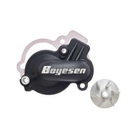 BOYESEN Vandens siurblio dangtelio ir sparnuotės rinkinys juodas KTM SX-F/ EXC-F/ XC-F 250-350, HUSQVARNA FC/ FE/ FX 250-350