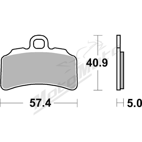 SBS RSI Offroad Racing 963RSI Sintered Brake Pads GasGas / TRS 125-300cc 19-23