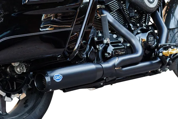 S&S CYCLE 2-into-1 Qualifier Exhaust System Harley Davidson FLH / FLHFB / FLHR / FLHRC / FLHRXS 1750-1977cc 17-25