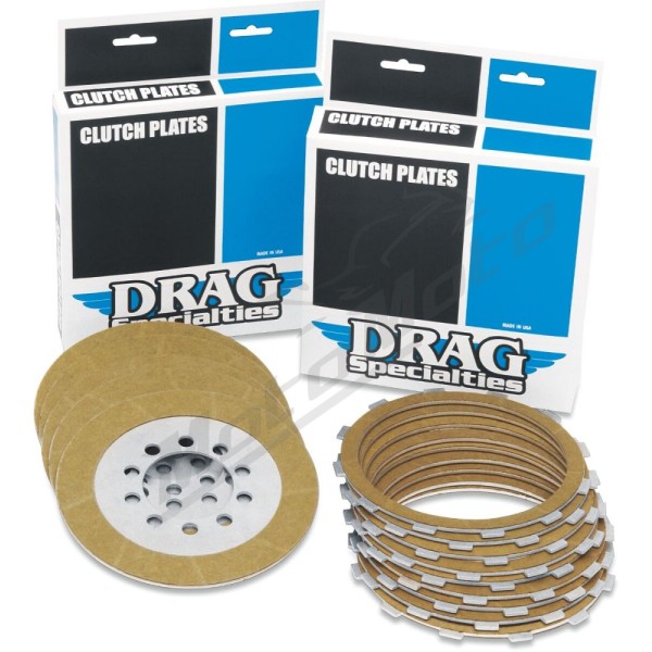DRAG SPECIALTIES Clutch Friction Plate Set Harley Davidson FLD / FLHR / FLHRC / FLHRCI 1340-1800cc 98-17
