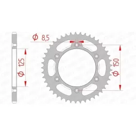 AFAM plieninė galinė žvaigždė 71304 - 520 KTM 790/890 DUKE 2018-2024