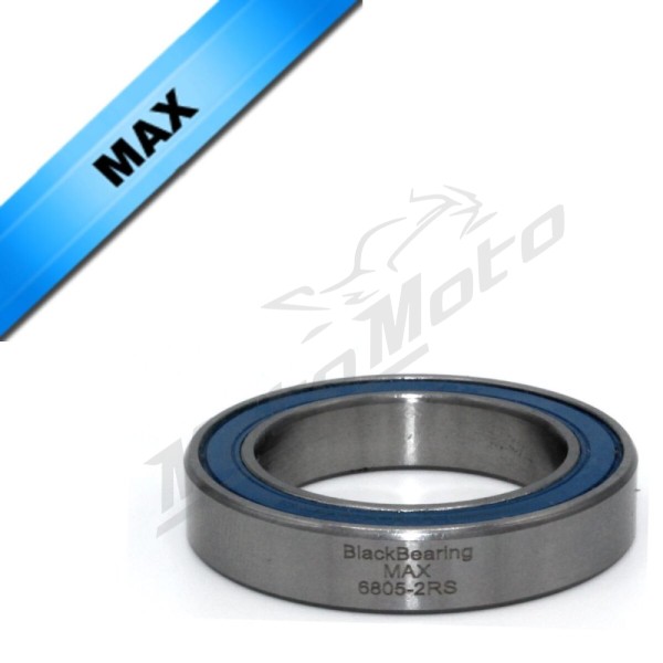BLACK BEARING kalnų dviračio šarnyro guolis MAX 25x37x7 mm 6805-2RS