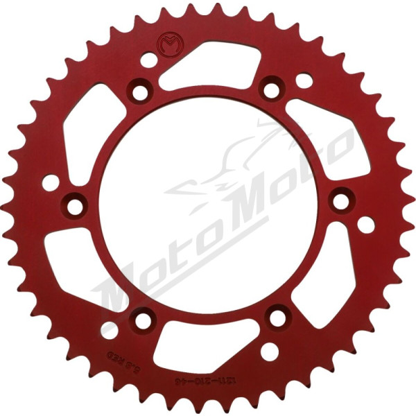 MOOSE OFFROAD HARD-PARTS Rear Aluminum Sprocket 46T Beta / Honda / Red Moto / Yamaha 125-498cc 13-21