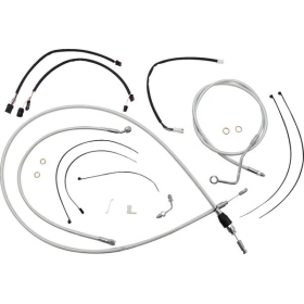 MAGNUM SHIELDING Sterling Chromite Cables / Lines Kit 38/43cm Harely Davidson FLTRK / FLTRKSE / FLTRX / FLTRXS 1750/1977 21-24