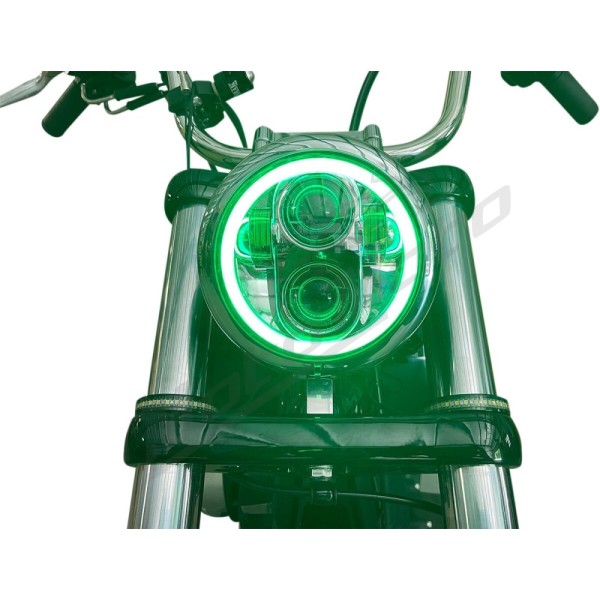 CUSTOM DYNAMICS ProGLOW™ LED Headlamp with Color Changing Halo Harley Davidson FLSTSB / FLSTSE 883-1800cc 81-24
