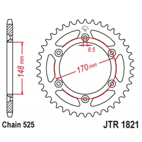 Rear sprocket JTR1821