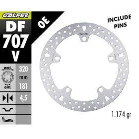 GALFER Front brake disc BMW F / R 800-1100 01-20