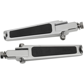DRAG SPECIALTIES Footpegs with Rubber Inlay
