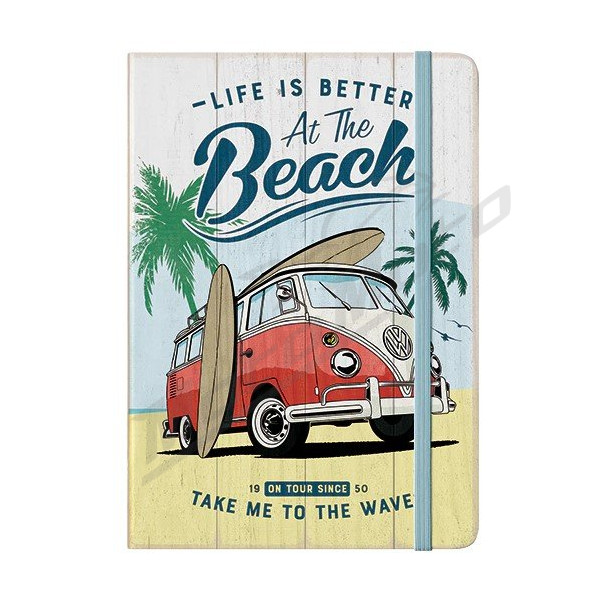 Užrašinė VW BULLI BEACH 15x20cm