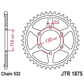 Rear sprocket JTR1875