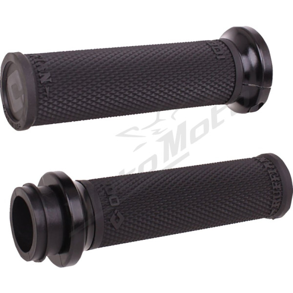 ODI Ruffian Lock-On Street Grips Harley Davidson FLDE / FLFB / FLHTCU / FLHX / FLTRX / FXST 1584-1923 08-23