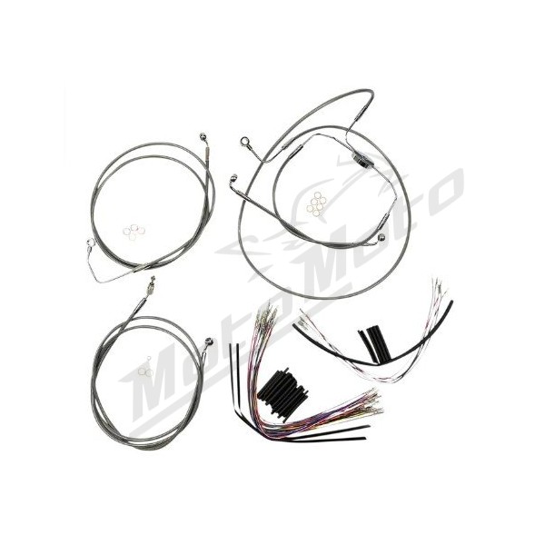 MAGNUM SHIELDING XR Handlebar Installation Kit Chrome 38/43cm Harley Davidson FLHRSE / FLHTCUSE / FLHXSE 1800 08-12