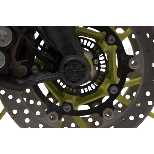 SW-MOTECH Front Axle Slider Aprilia / Yamaha 660-850 15-25
