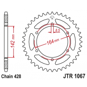 Rear sprocket JTR1067