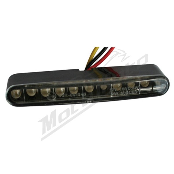 HIGHSIDER Stripe LED galinis žibintas 1vnt. Aprilia / BMW / Honda / Kawasaki / KTM / Suzuki / Yamaha 125-1300cc 74-24